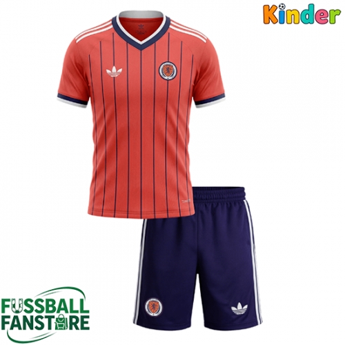 Schottland Replik Auswärtstrikot Kinder WM 2026 Kurzarm (+ Kurze Hosen)